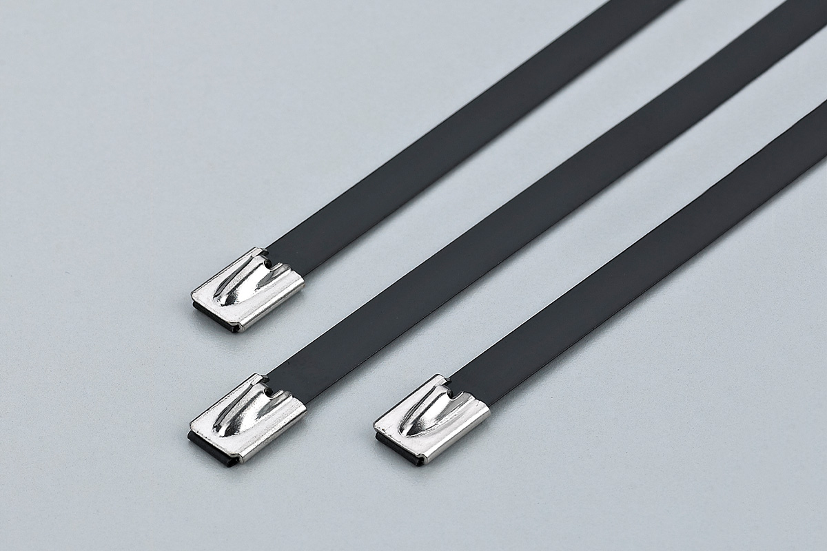 不锈钢喷塑扎带